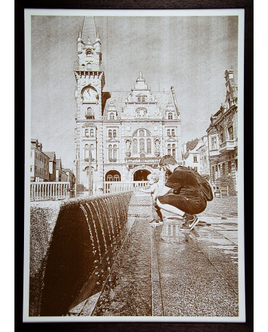 Obraz z Vaší fotografie - Rám hnědý