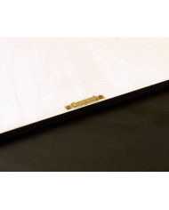 Dřevěný barevný obraz - Vlk - Polygonální