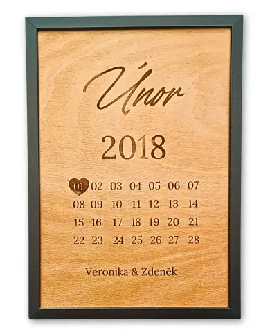 Dárek z lásky - Datum seznámení - Motiv 1