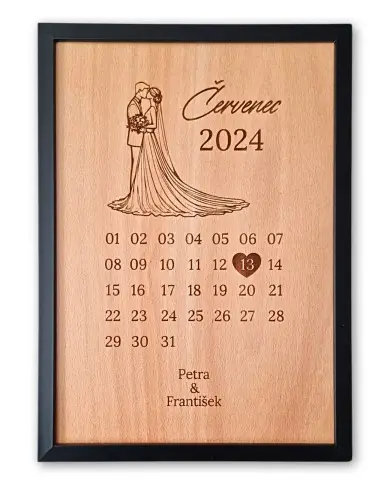 Svatební dar - Datum svatebního dne