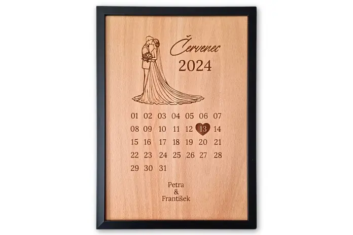 Svatební dar - Datum svatebního dne