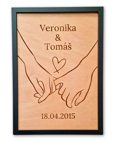 Dárek z lásky - Datum seznámení - Motiv 2