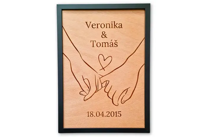 Dárek z lásky - Datum seznámení - Motiv 2